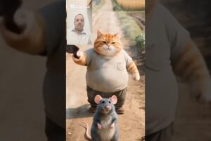 Mouse Fights Back: Defeats Cat and Dog in Epic Showdown! |#cat #funny #shortvideo #shorts #ytshorts