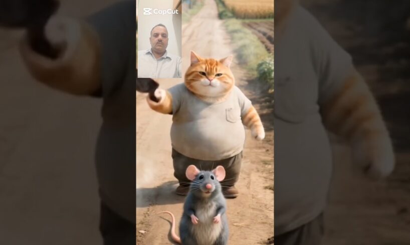 Mouse Fights Back: Defeats Cat and Dog in Epic Showdown! |#cat #funny #shortvideo #shorts #ytshorts