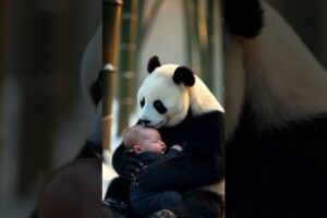 "Panda Saves Baby on the Mountain ⛰️🍼 | A Heart-Touching Rescue"