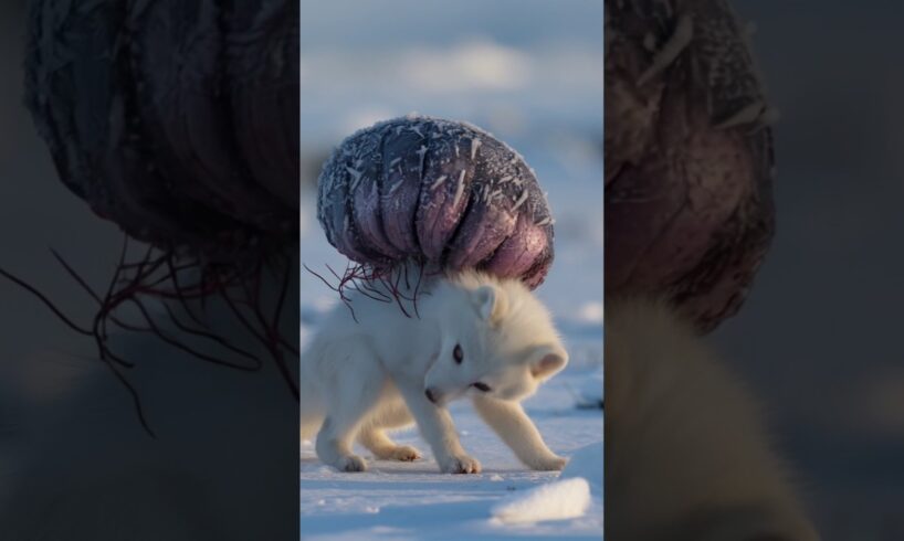 Paws of Hope: How a Hare’s Call Saved an Arctic Fox #animalrescue #polarrescue #arcticfox