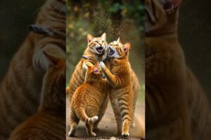 “Paws of Valor: The Chubby Cat Rescue”