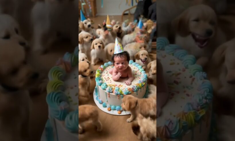 Relaxation - Happy Birthday Celebrating Grandma with Cute Puppies