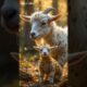 Rescue Team🚁 Saves Goat🐐 and Her Baby #urduaistories #ai #cute  #facts #animals #