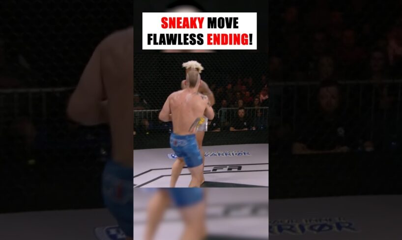 SNEAKY MOVE FLAWLESS ENDING! #shorts #mma