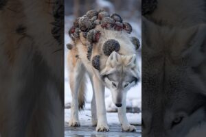 The Unlikeliest Rescue: A Reindeer, a Fisherman, and a Wolf in Need #animalrescue #polarrescue #wolf