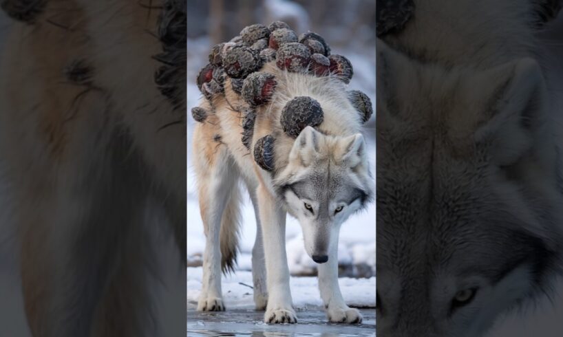 The Unlikeliest Rescue: A Reindeer, a Fisherman, and a Wolf in Need #animalrescue #polarrescue #wolf