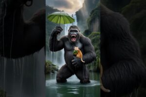 Unbelievable Rescue । A Cat vs Nature । King Kong Saved #shorts #trending #rescue