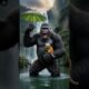 Unbelievable Rescue । A Cat vs Nature । King Kong Saved #shorts #trending #rescue