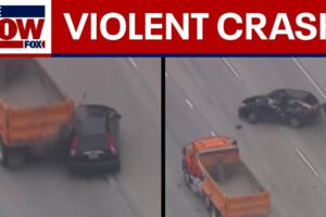 Viewer Discretion: High speed chase ends with violent crash