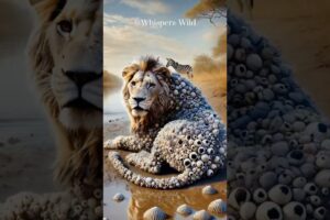 WILD RESCUE! Elderly Man and Zebra Save Lion From MILLIONS of Barnacles #animals #lion #wildlife