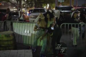 Wild! Crazy brawl Breaks out on 7th Street Fort Worth TX 4-12-2025 fight
