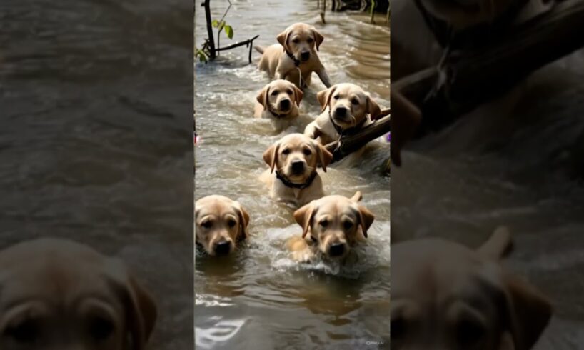 cute puppies rescued by elephant #dogvideos #doglife #puppyrescue #puppylife #puppyvideos #dogrescue