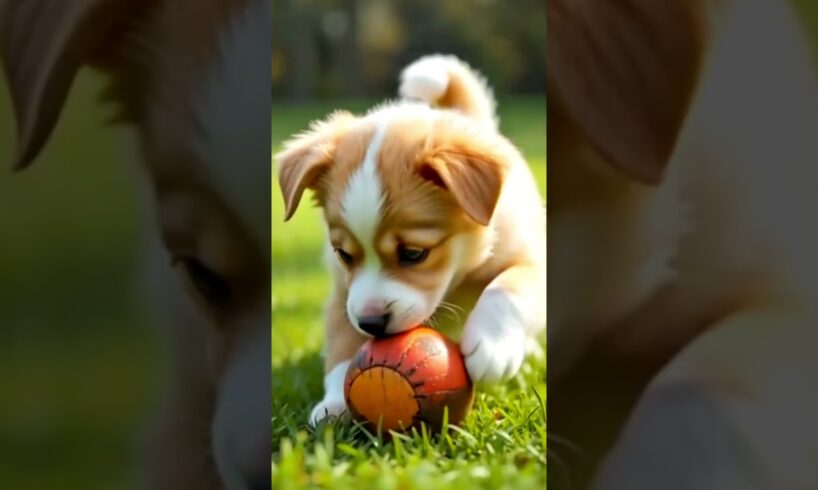 cute puppy playing #puppy #cute #animals #cuteanimal #love #foryou #love #dog #doglover #animalworld
