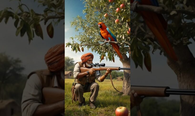 जब शिकारी ने तोते को मारा 😭 #ai #pigeon #parrot #rescue #shorts #youtubeshorts #trending