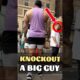 How to Knock Out a Bigger Guy in a Street Fight. #boxing #martialarts #mma #viralvideo #selfdefense