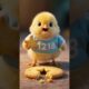 Yellow Chicken and dog playing Dalgona Candy Game #animals #cute #dalgona