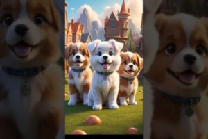 Cute Puppies Crazy Dance 💃 🤩| #funnyvideo #cutepuppy #dogshorts #funnyanimals #viraldance #48