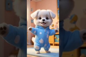 Cute Puppies Crazy Dance 💃 🤩| #funnyvideo #cutepuppy #dogshorts #funnyanimals #viraldance #50