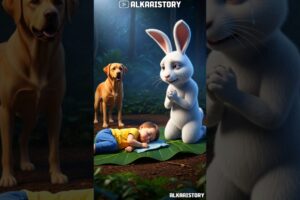 A Rabbit, A Dog, and a Baby... The Most Emotional Rescue Ever 💔 #rabbitrescue #cuteanimals #rabbit