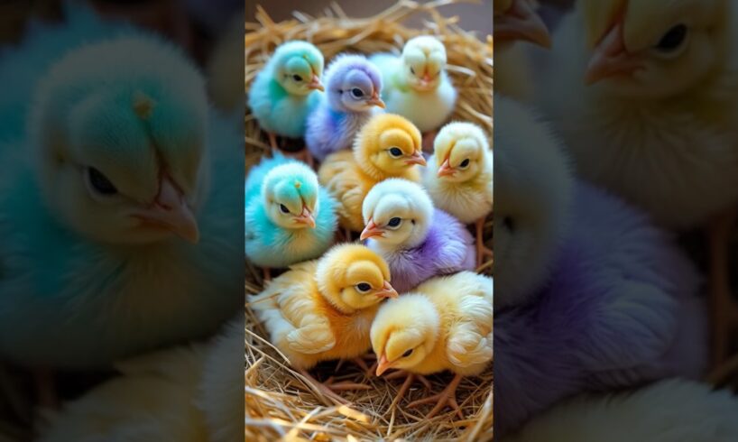 Adorable & Funny Baby Chicks 🐥 | Cute Chicken Moments & Bird Sounds! 🐣✨ #viral #animals