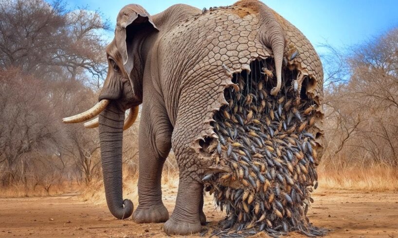 Animal Rescue Story: Saving an Elephant Covered in Millions of Bees | Wildlife Rescue