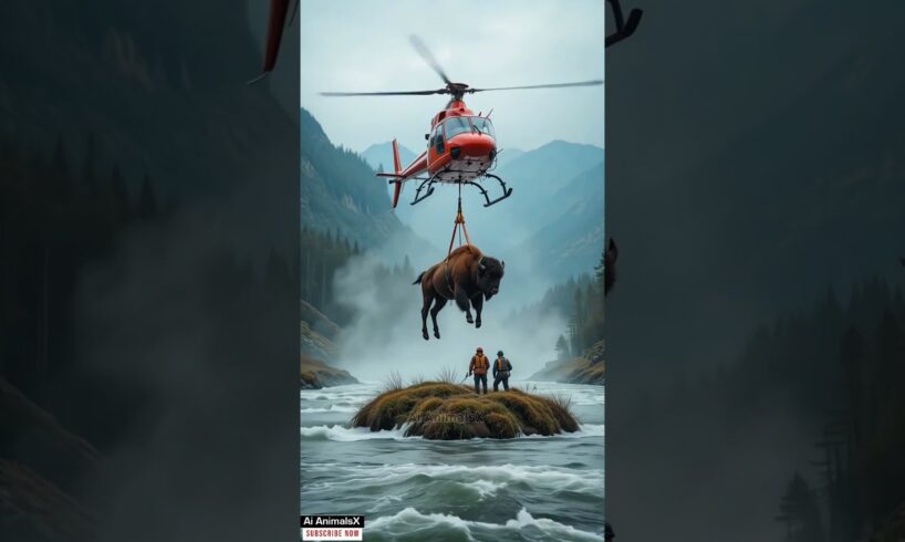 Animal Rescued from Drowning in River | Animal Rescue #aianimalsx #AnimalRescue #AnimalRescue
