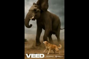 Animals fighting together