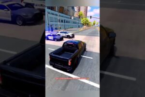 "BeamNG.drive: Breakthrough Through the Chase! Will Escape Be Possible?" #beamngdrive #car #carcrash