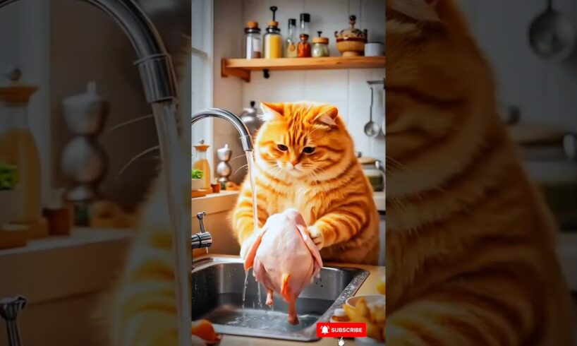 Brave Big Cat Rescues Tiny Kitten | Heartwarming Animal Rescue Story#ytshorts#shorts