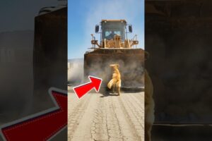 Brave Golden Retriever Saves a Wheel Loader Operator #dog #goldenretriever #rescue
