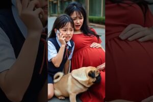 Brave Puppy Saves Pregnant Woman After Robbery Attack#cute #baby #puppy