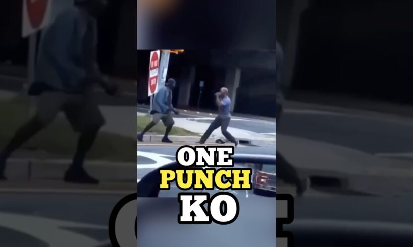 Brutal Knockout in a Real Street Fight. #martialarts #viralvideo #fight #selfdefense #fyp #karate