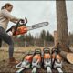 Chainsaw Compilation – Tree Cutting Gone Wrong 2025 #2024
