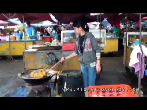 Crazy Vegetable Rapper at Kota Kinabalu Wet Market