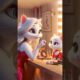 Cute Kitten of Cat is doing Makeup for the First Time #cat #catstory #catlover