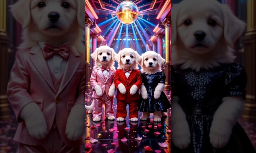 Cute Puppies Crazy Dance💃😆| #funnyanimals #cutepuppy #dogshorts #funnyvideo #viraldance #ep13