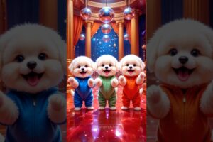 Cute Puppies Crazy Dance💃🤩| #funnyvideo #cutepuppy #dogshorts #funnyanimals #viraldance #579