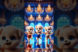 Cute Puppies crazy Dance 💃😍| #viraldance _#funnyvideo #funnyanimals #cutepuppy #catoon_#cate