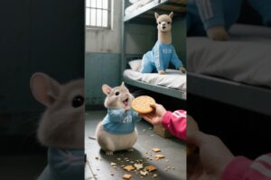 Cute chinchilla and alpaca playing Dalgona Candy Game#animals  #cute#dalgona#funny