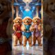Cute puppies Crazy Dance | #funnyvideo #cutepuppy #viralshorts #dogshorts #trending #ep24