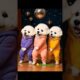 Cute puppies are dancing in disco #shorts
