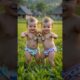 Cutest Baby Twins Dancing with Puppies | Heartwarming Dance Moments! 🐶💃