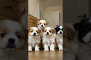 Cutest Puppies Ever Waiting for Their Milk! 🍼🐶 Too Adorable!