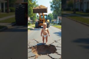Dog Saves Baby From Giant Sand Pothole!