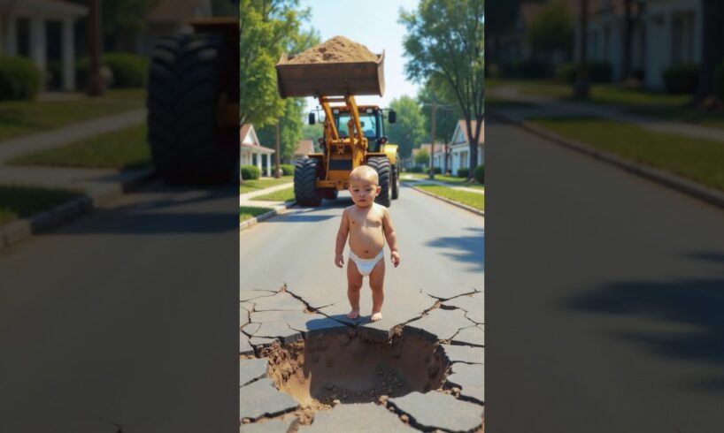 Dog Saves Baby From Giant Sand Pothole!