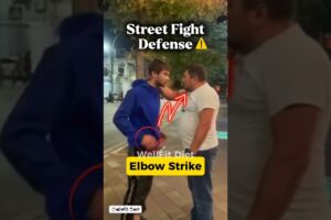 Elbow Strike That Ends Street Fight Fast! 💥 Self Defense Tips #boxing #mma #martialarts #shorts