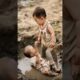 Emotional Rescue! Crying Baby Gets Help From A Furry Friend #shorts #animalrescue #baby #cutemoments