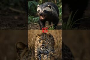 "Epic Honey Badger Fights & Wins Against Wild Predators | Top Animal Battles 2025" #whowillwin