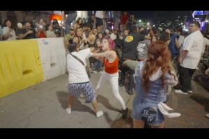 Fight breaks out 6th Street 5-3-2025 Austin TX
