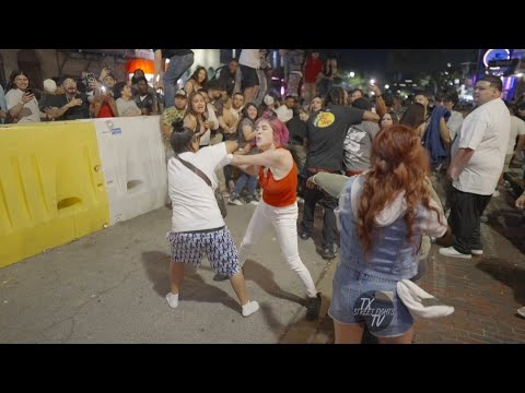 Fight breaks out 6th Street 5-3-2025 Austin TX
